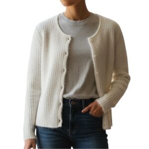 Xhilaration Stretch Women’s Angora Blend Fuzzy Cardigan Size XL